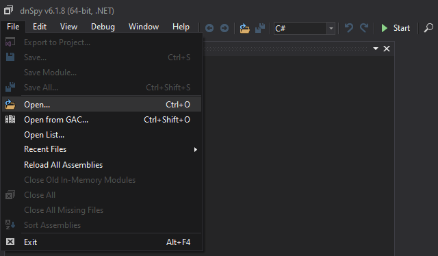 dnSpy usage